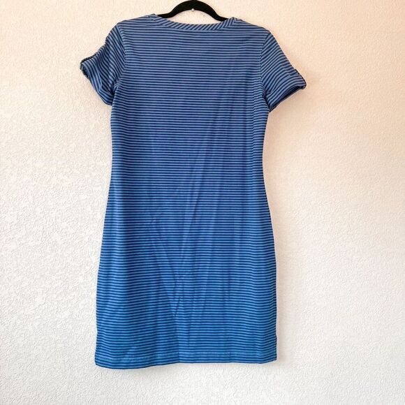 Southern Tide Blue Abigail Striped Short Sleeve T-Shirt Dress Size XS - Picture 6 of 7